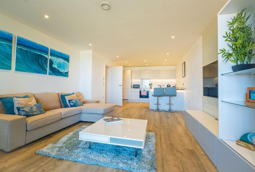 Luxury Beach Apartment Perranporth Ngoại thất bức ảnh